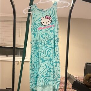 Hello Kitty Blue Swirl Dress kids size 10years/12years